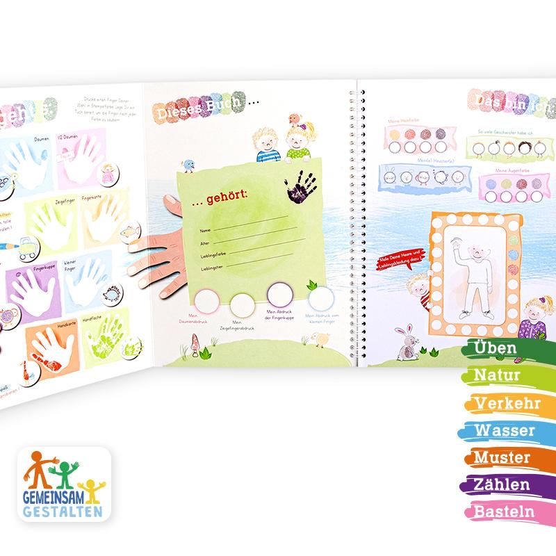 Trendhaus Malbuch Fingerstempel Kreativ-Malbuch Trendhaus Malbuch Fingerstempel Kreativ-Malbuch