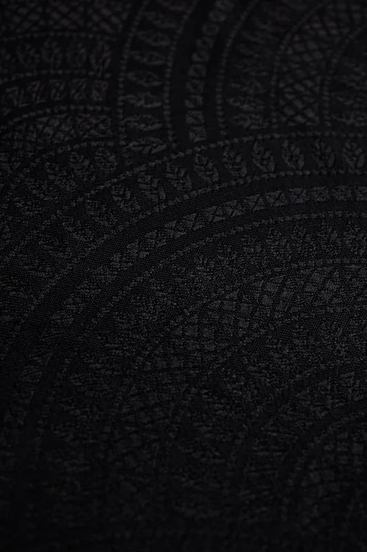 Lenny Lamb Onbuhimo PRO PEACOCK'S TAIL - PITCH BLACK