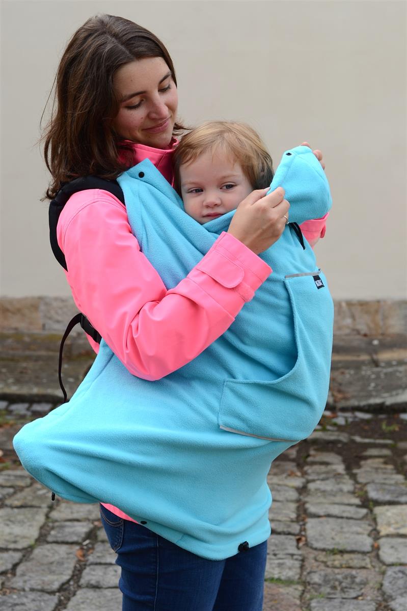 KiBi Fleece Tragecover Aqua KiBi Fleece Tragecover Aqua