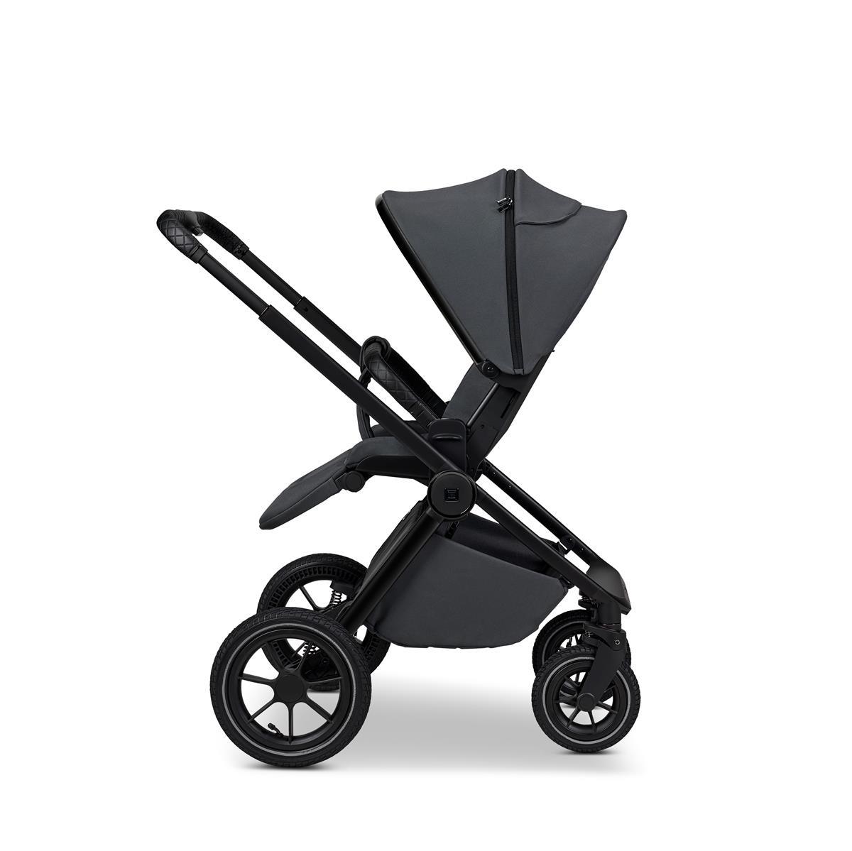 Moon GIO+ Kinderwagen-Set anthra / chrome Moon PIÙ Kinderwagen SET anthra / matt