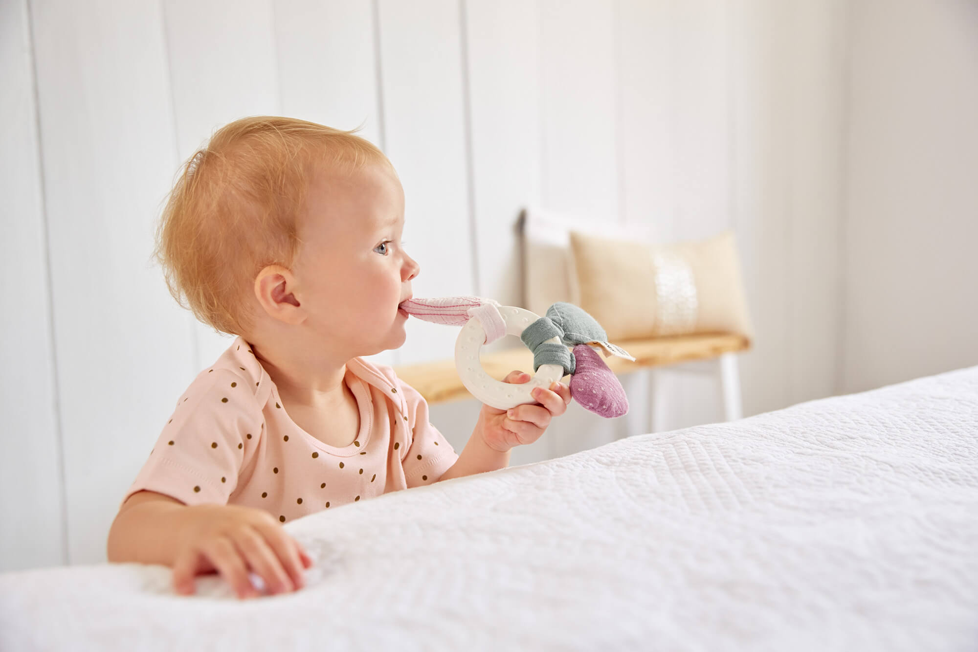 Lässig Teether "Ring" Natural Rubber Snail Lässig Teether "Ring" Natural Rubber Snail