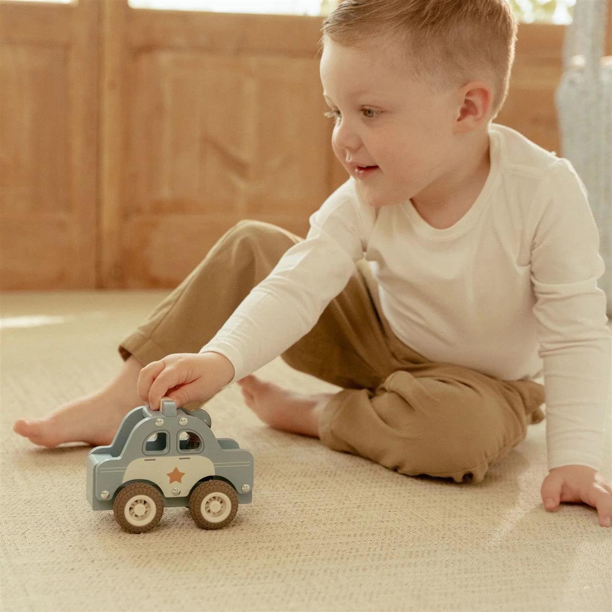 Little Dutch Holzspielzeug Polizeiauto Little Dutch Holzspielzeug Polizeiauto