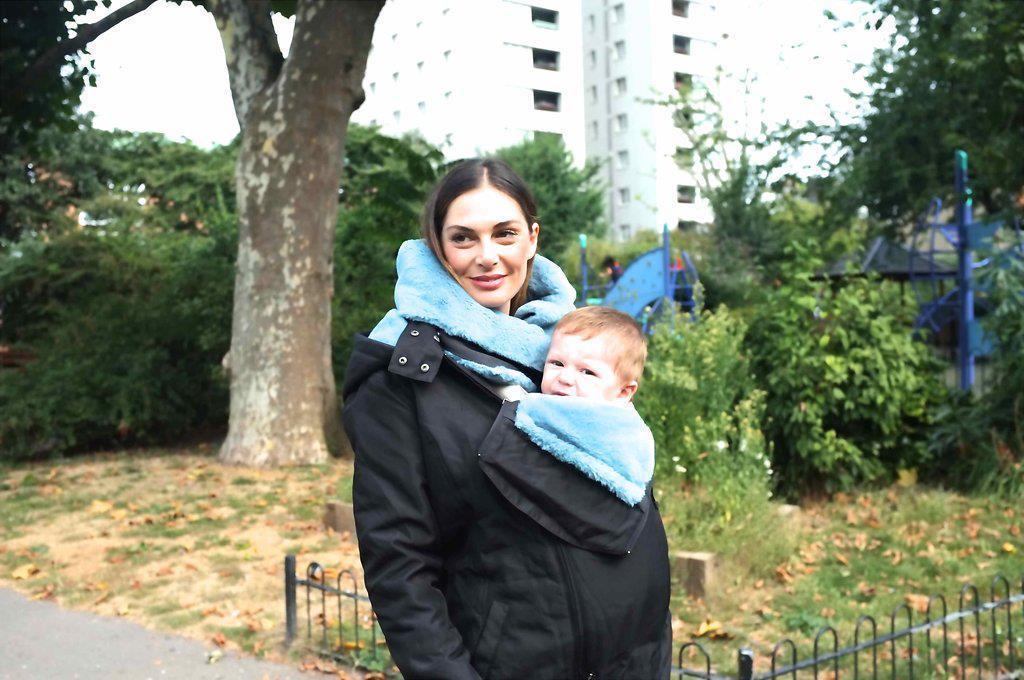 Wombat Tragejacke Wallaby 2.0 - XL - schwarz / türkis