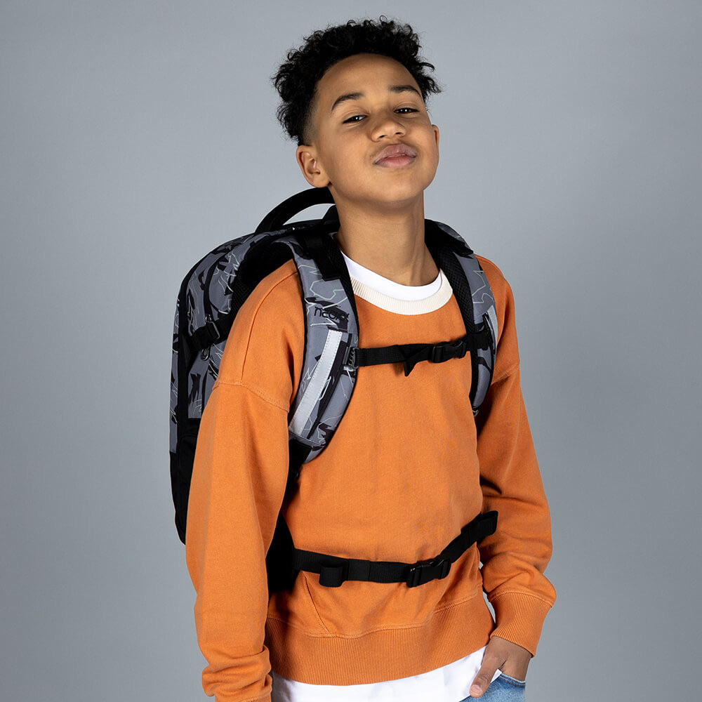neoxx ACTIVE PRO Schulrucksack Dragon Thunder