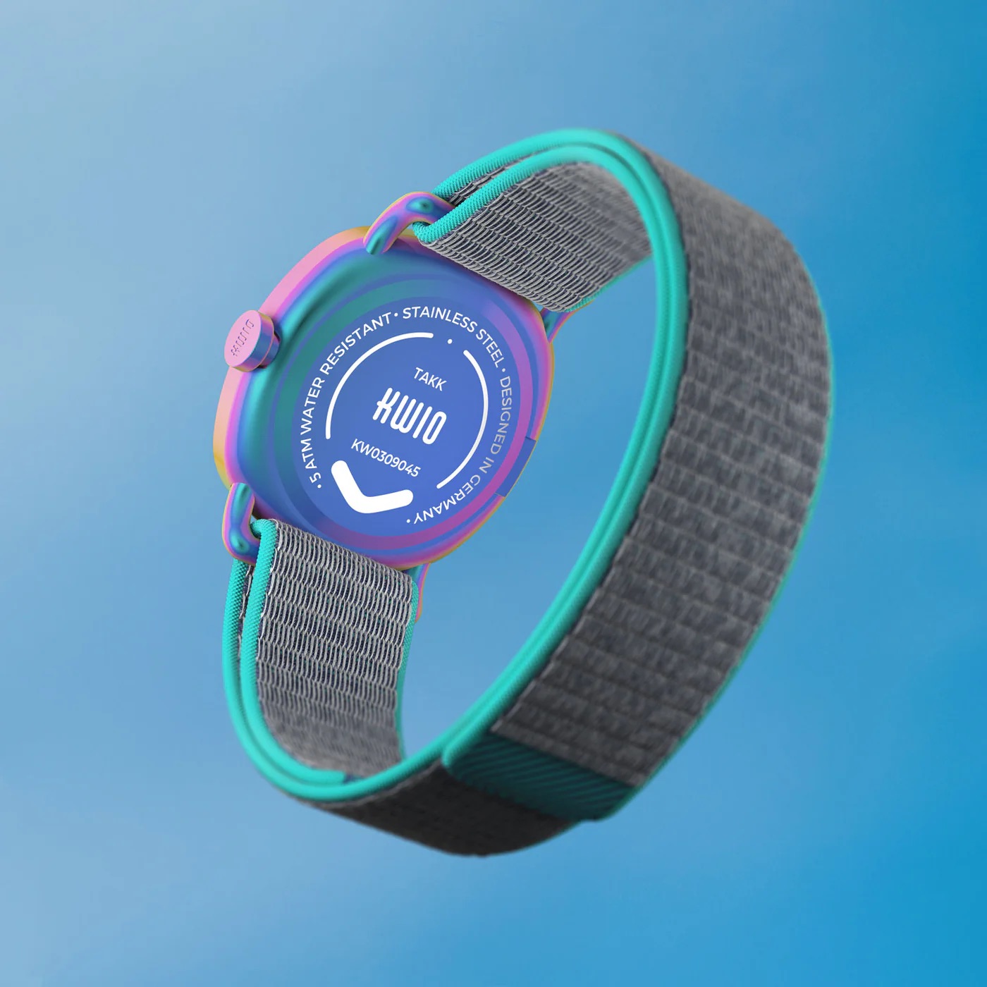 KWIO Kinderuhr TAKK Limited Edition Rainbow