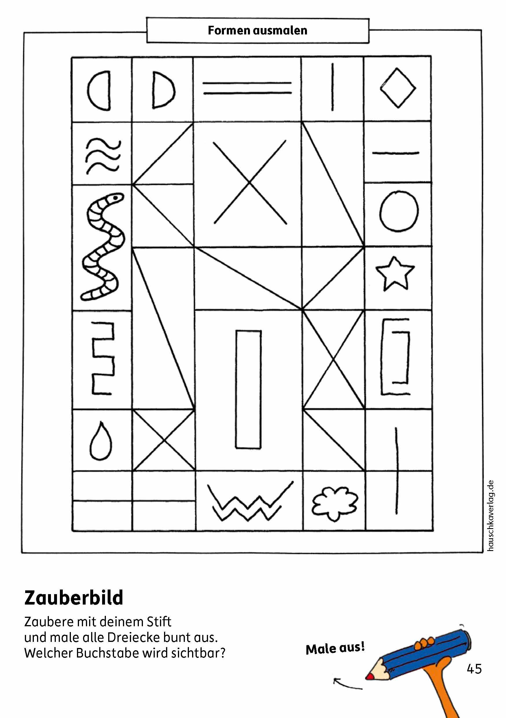 Hauschkaverlag Kindergartenblockab 4 Jahre Formen, Farben, Fehler finden Hauschkaverlag Kindergartenblockab 4 Jahre Formen, Farben, Fehler finden