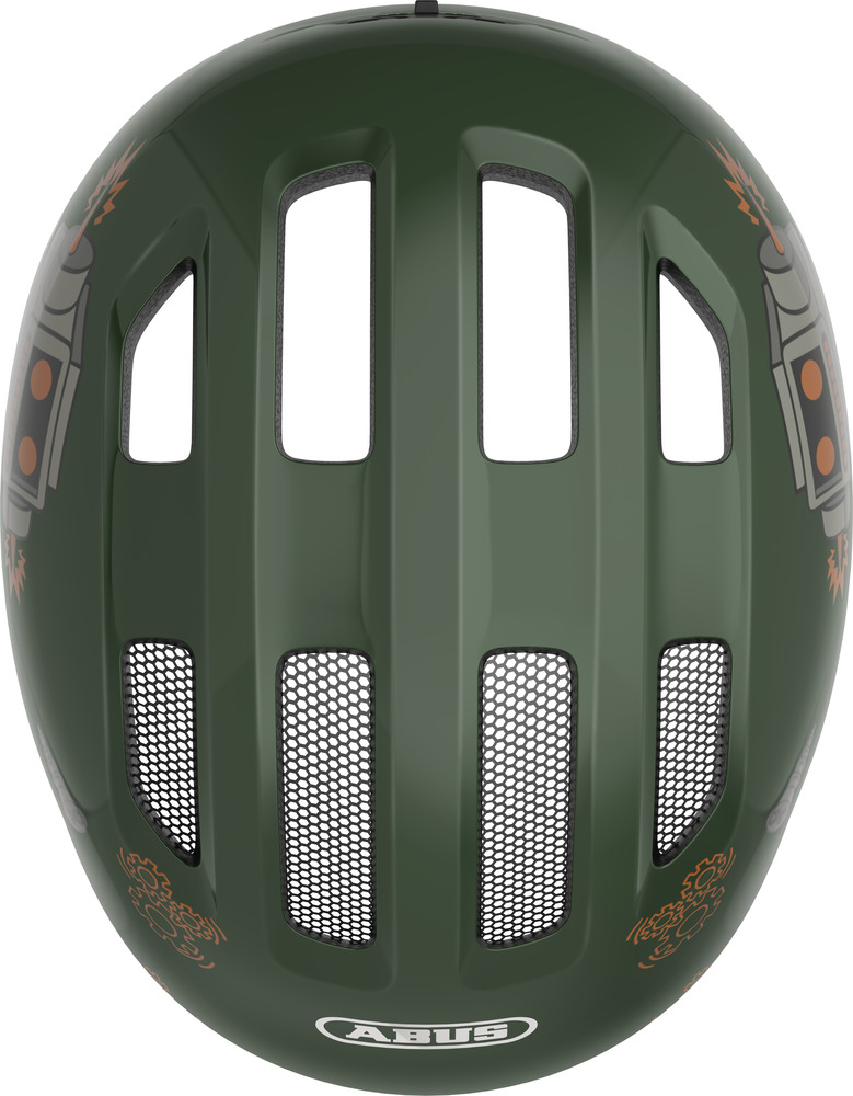 ABUS SMILEY 3.0 45-50 cm (S) green robo shiny ABUS SMILEY 3.0 45-50 cm (S) green robo shiny