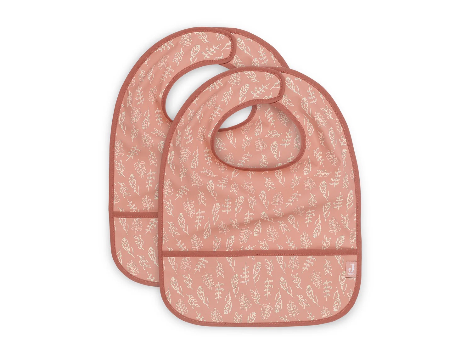 Jollein wasserdichtes Lätzchen 2er-Pack Meadow Rosewood