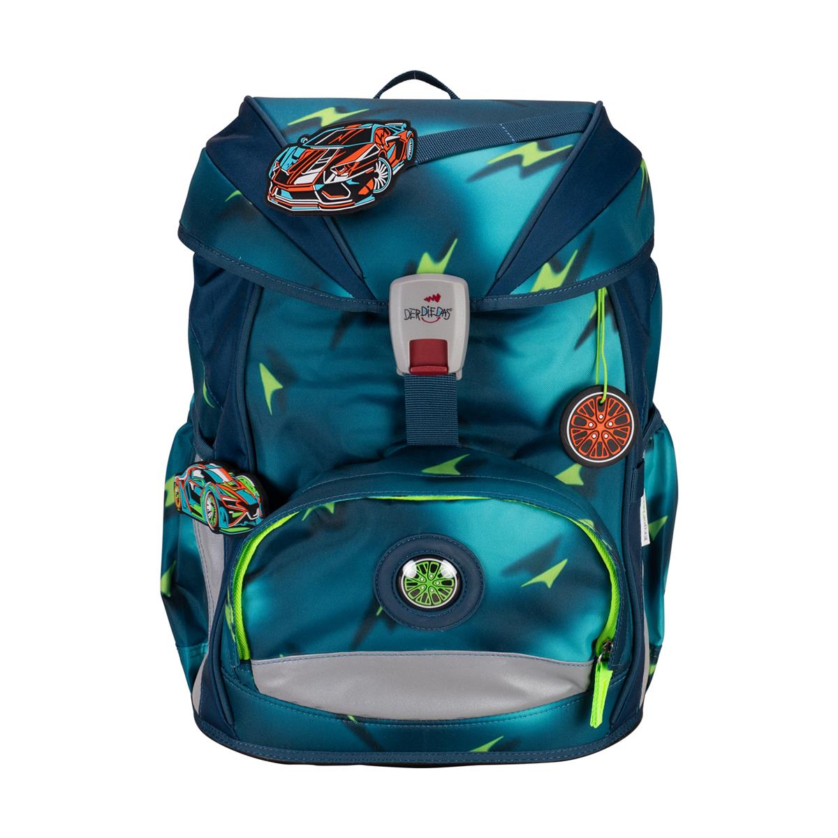 Der Die Das Schulranzen-Set Ergoflex 2025 5 tlg. Magic Light