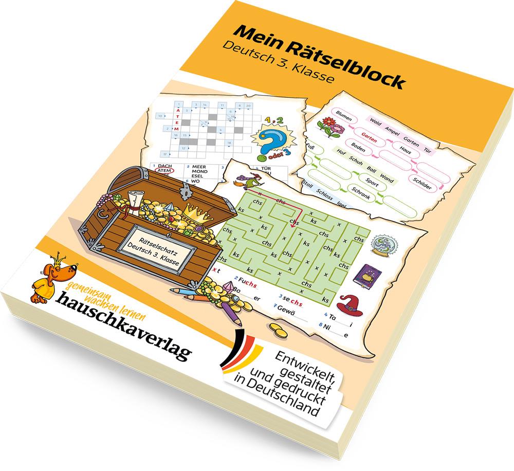 Hauschkaverlag Mein Rätselblock Deutsch Klasse 3