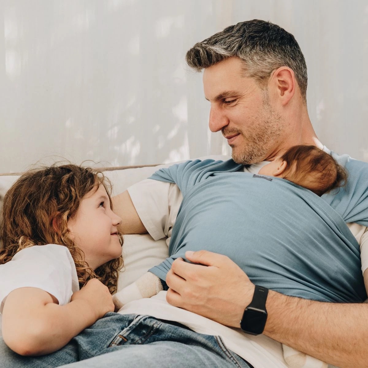 Hoppediz elastisches Tragetuch Ocean