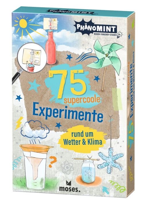 moses PhänoMINT Kartenset 75 moses PhänoMINT Kartenset 75 supercoole Experimente rund um Wetter & Klima
