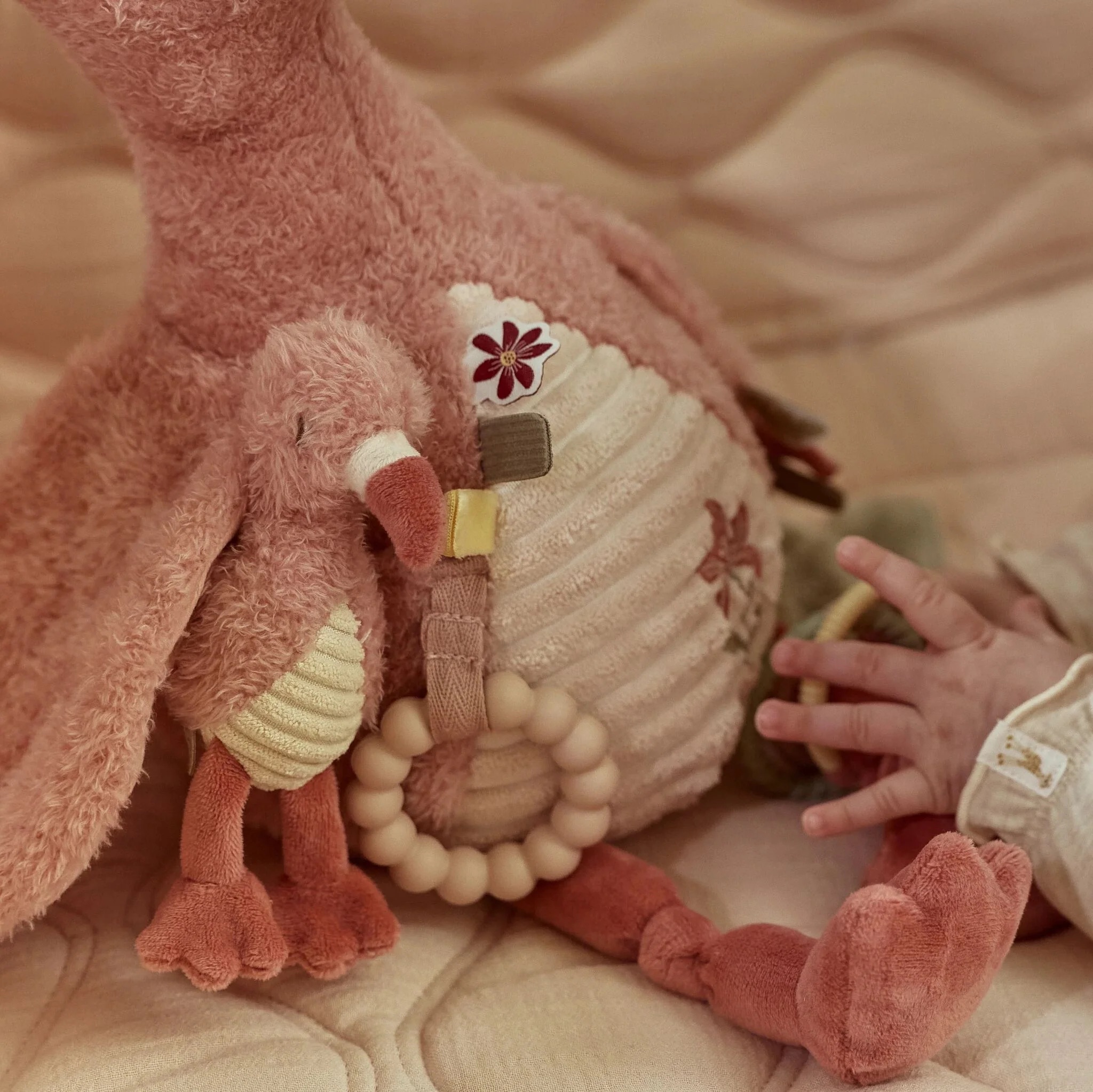 Little Dutch Aktivitätskuscheltier Flamingo Pink