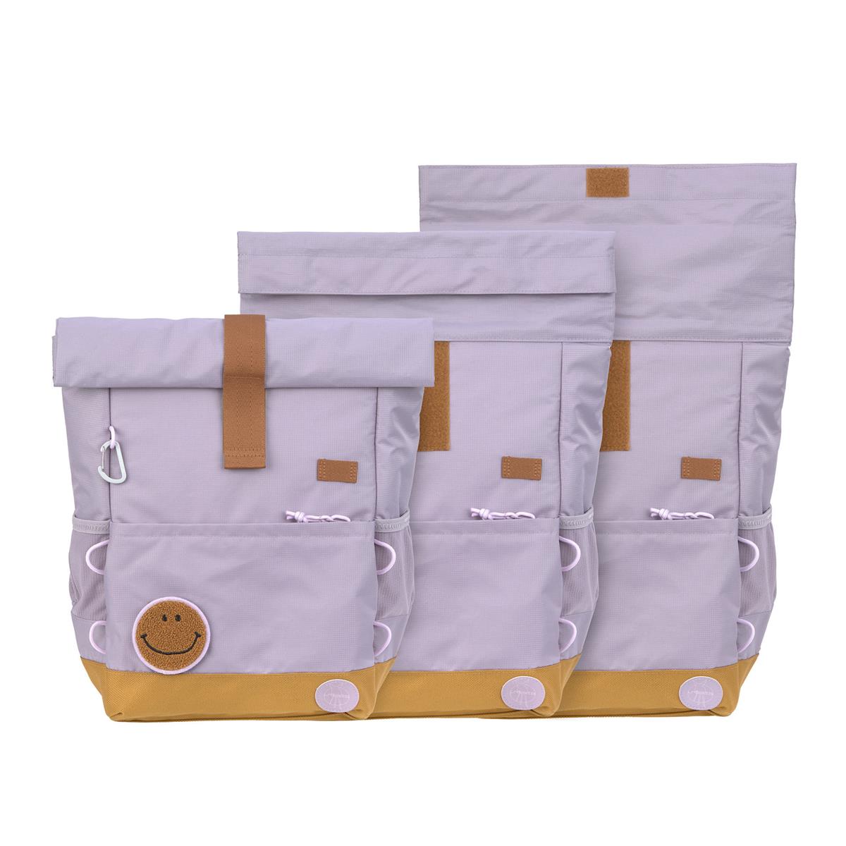 Lässig Kinderrucksack Medium Rolltop Little Gang lilac