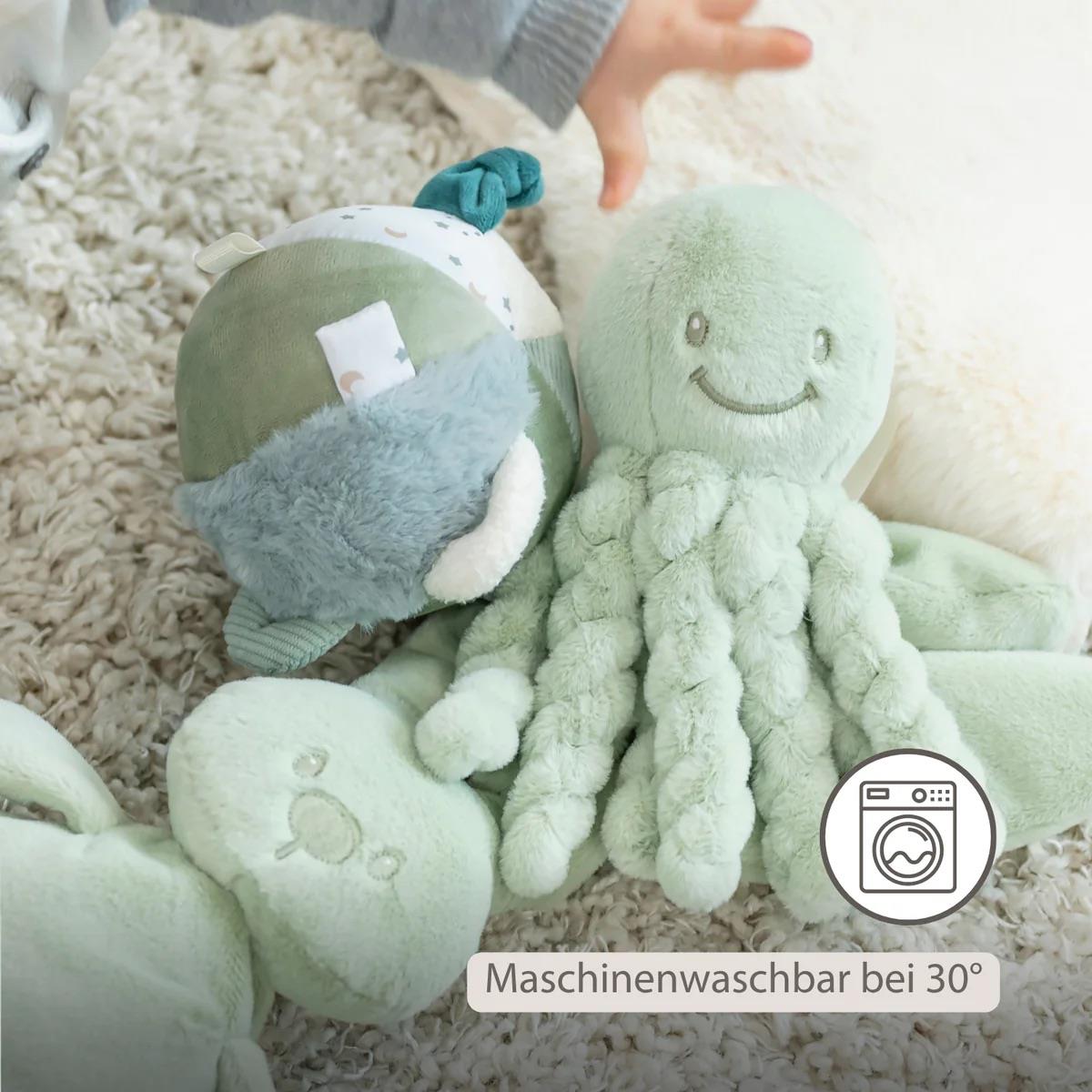 Nattou Kuscheltier Oktopus Kupfergrün