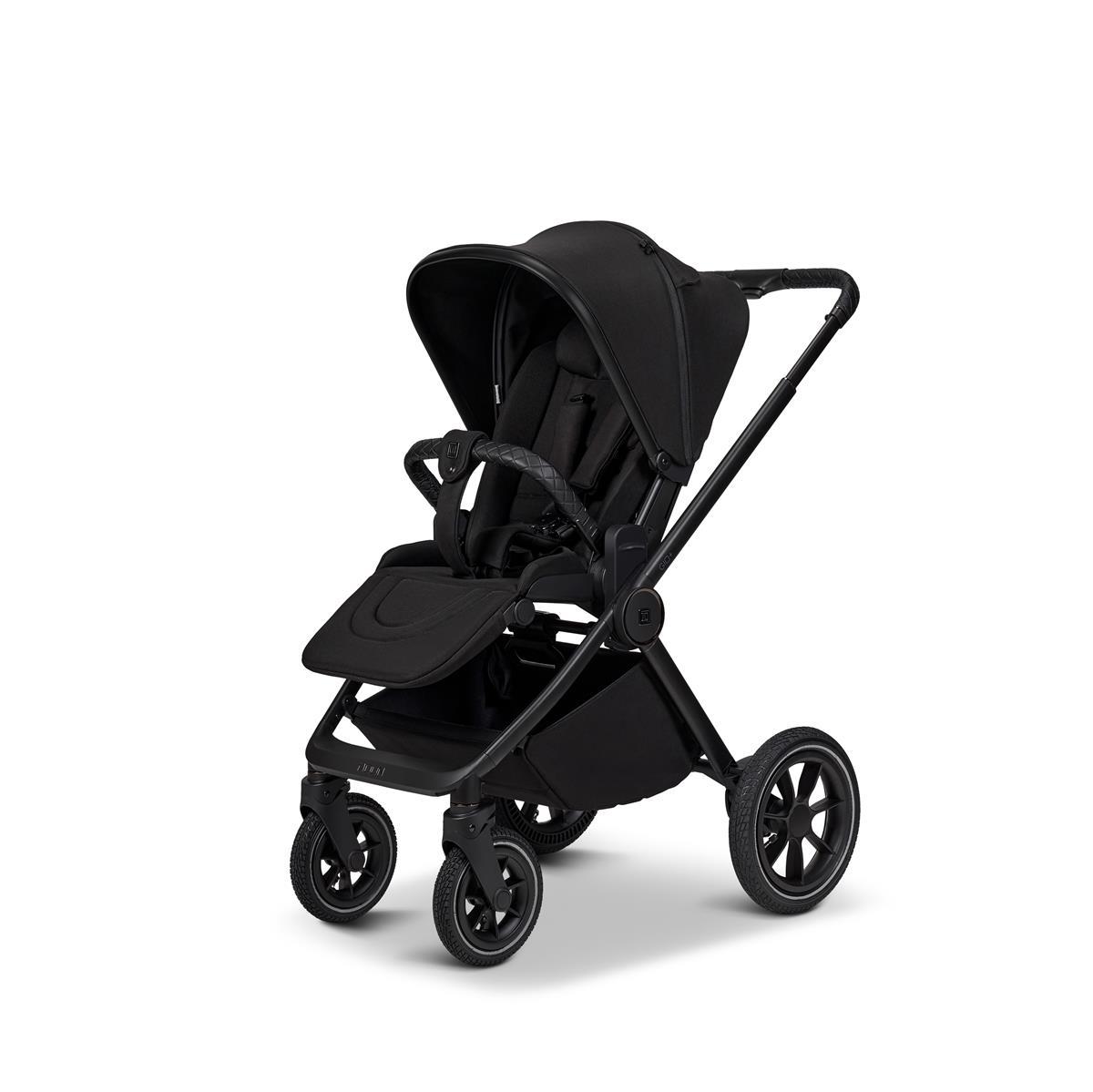 Moon GIO+ Kinderwagen-Set onyx / matt Moon PIÙ Kinderwagen SET onyx / chrome
