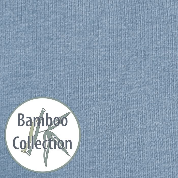 Theraline Das Kinderkopfkissen inkl. Bezug Bamboo Collection Melange blau-grau