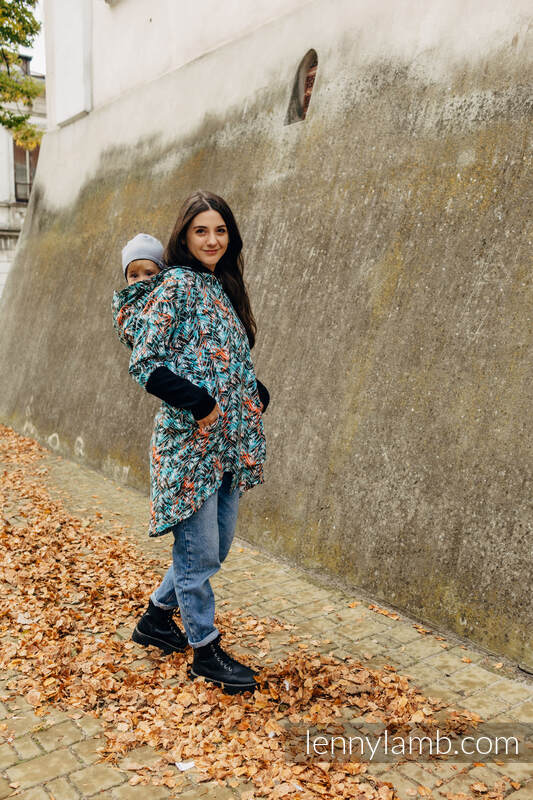 LennyLamb Asymmetrischer Tragepullover Gr. S Tropical Garden LennyLamb Asymmetrischer Tragepullover Gr. S Tropical Garden