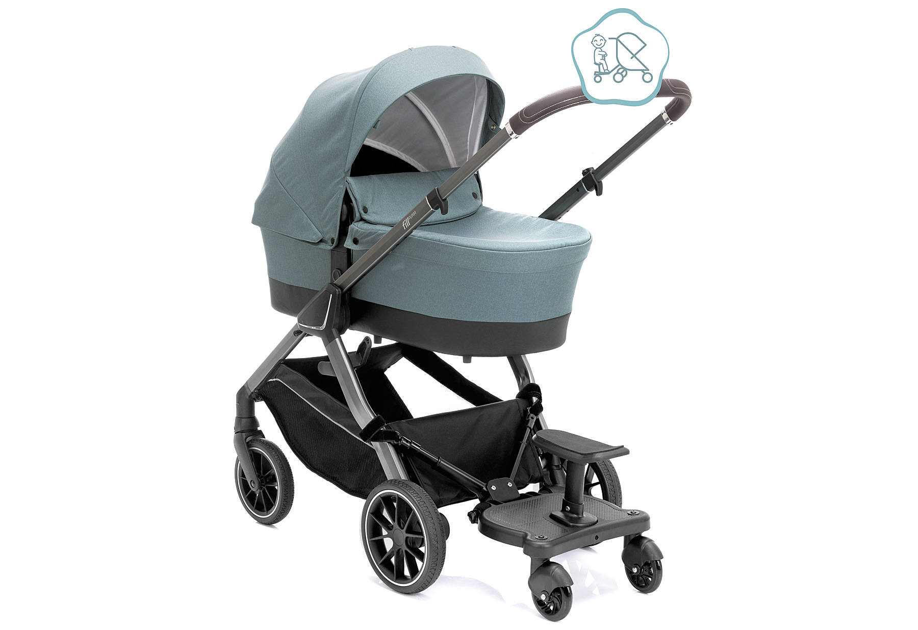 Babyworld Buggy Board Schwarz Babyworld Buggy Board Schwarz