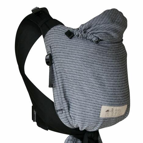 Storchenwiege BabyCarrier schwarz-weiß Storchenwiege BabyCarrier schwarz-weiß