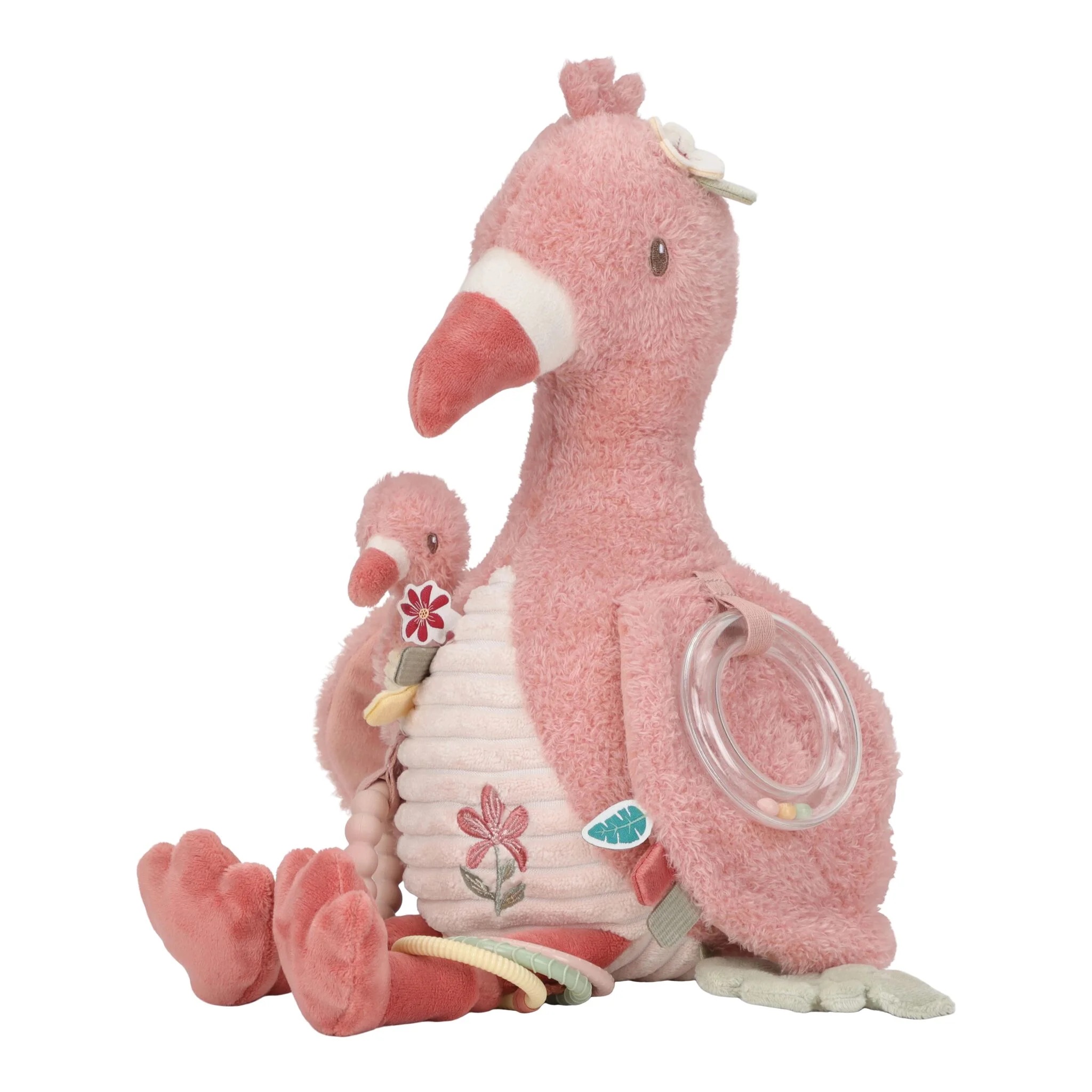 Little Dutch Aktivitätskuscheltier Flamingo Pink