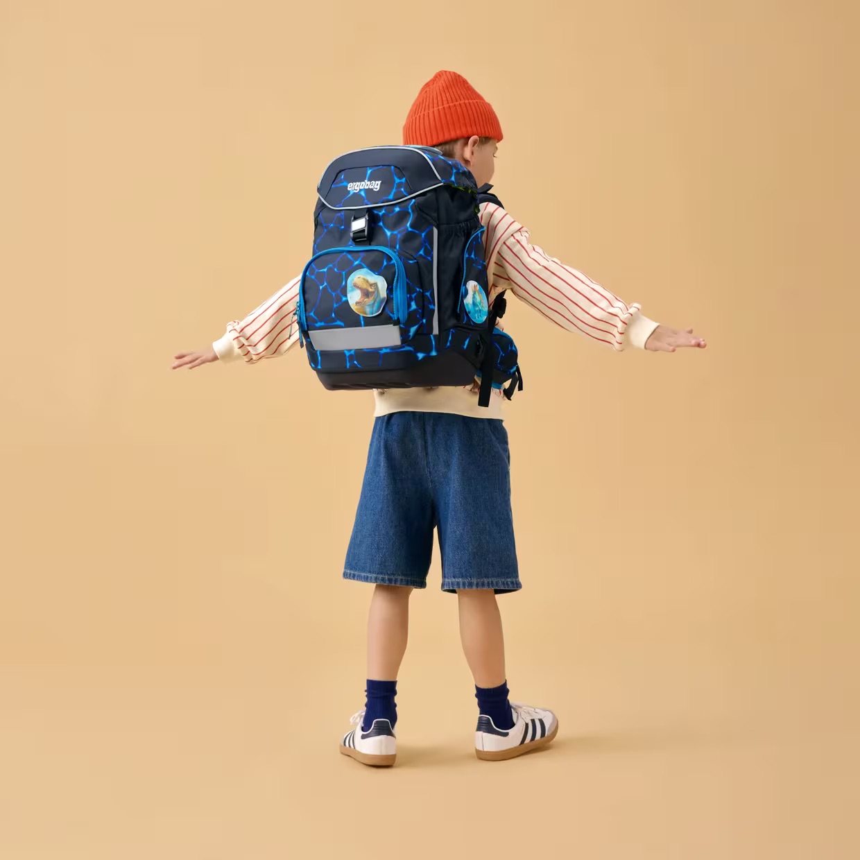 ergobag Schulranzen-Set Pack 2025/2026 Bärassic Garden