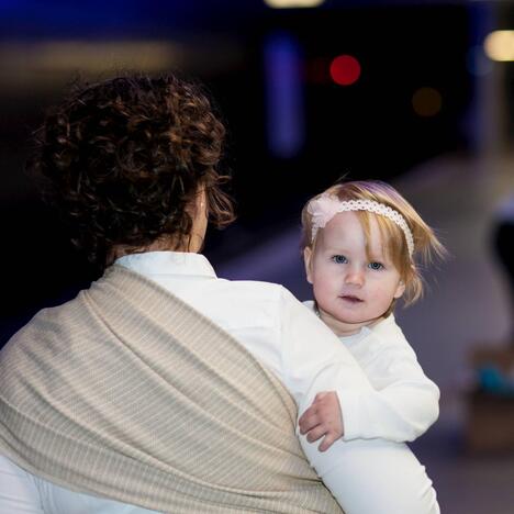 Storchenwiege Ring Sling Leo natur Storchenwiege Ring Sling Leo natur