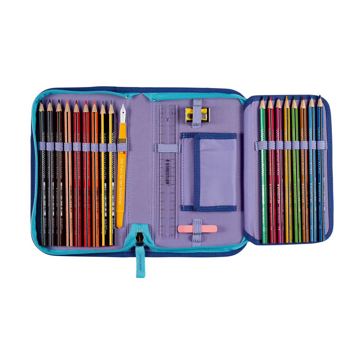 Der Die Das Schulranzen-Set Ergoflex 2025 5 tlg. Luna