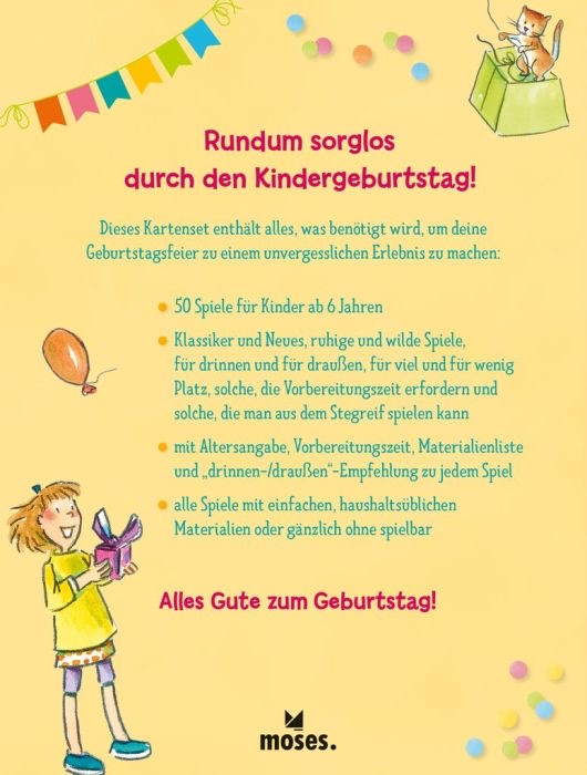 moses 50 Spiele für den Kindergeburtstag im Grundschulalter Buch moses 50 Spiele für den Kindergeburtstag im Grundschulalter Buch