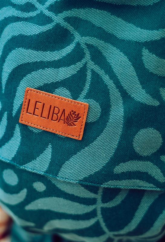 LELIBA Tai Babytrage mit Polster Leaf Bungi Coralie LELIBA Tai Babytrage mit Polster Leaf Bungi Coralie