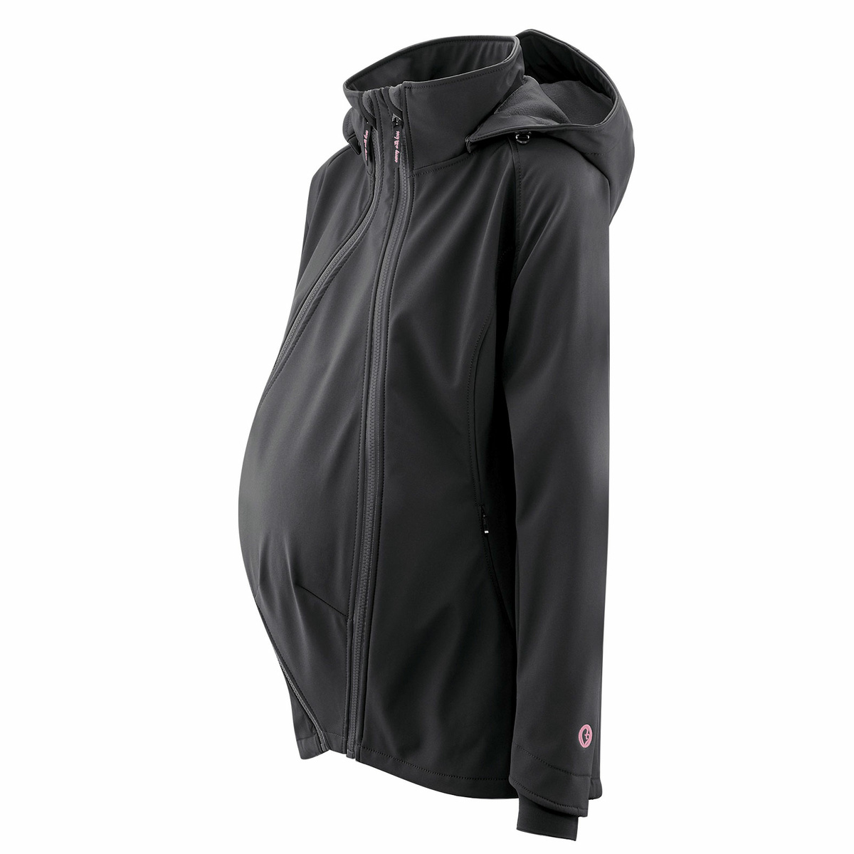 mamalila Softshell-Tragejacke Allrounder schwarz L