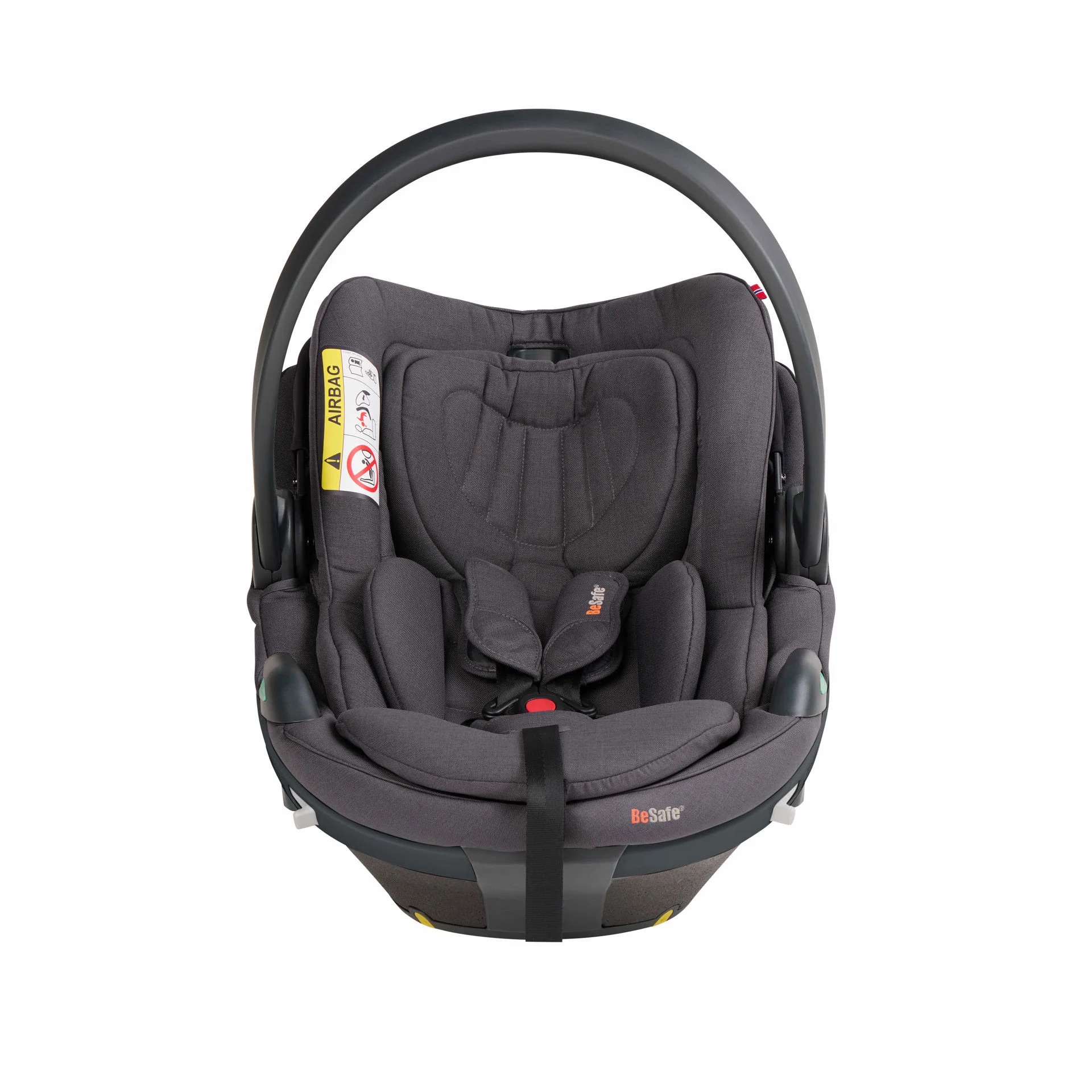 BeSafe Beyond Go Babyschale (40 - 87cm / 0 - 13 Kilo) Dark Grey Mélange