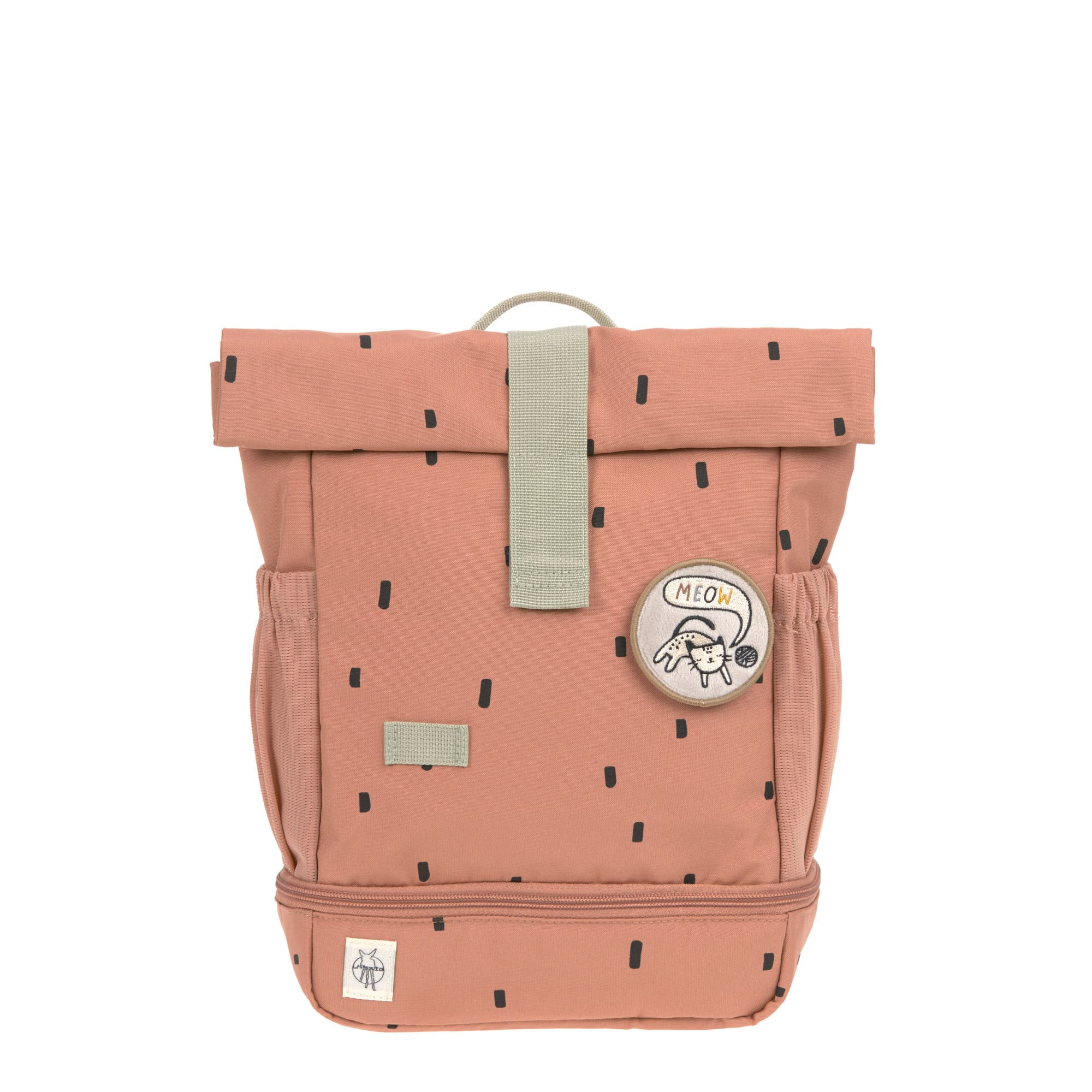 Lässig Kindergartenrucksack Rolltop Happy Prints, Karamell Lässig Kindergartenrucksack Rolltop Happy Prints, Karamell