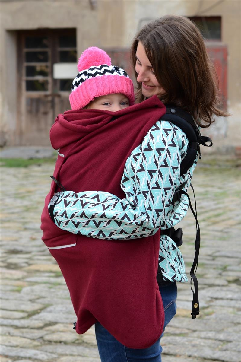 KiBi Fleece Tragecover Burgundy KiBi Fleece Tragecover Burgundy