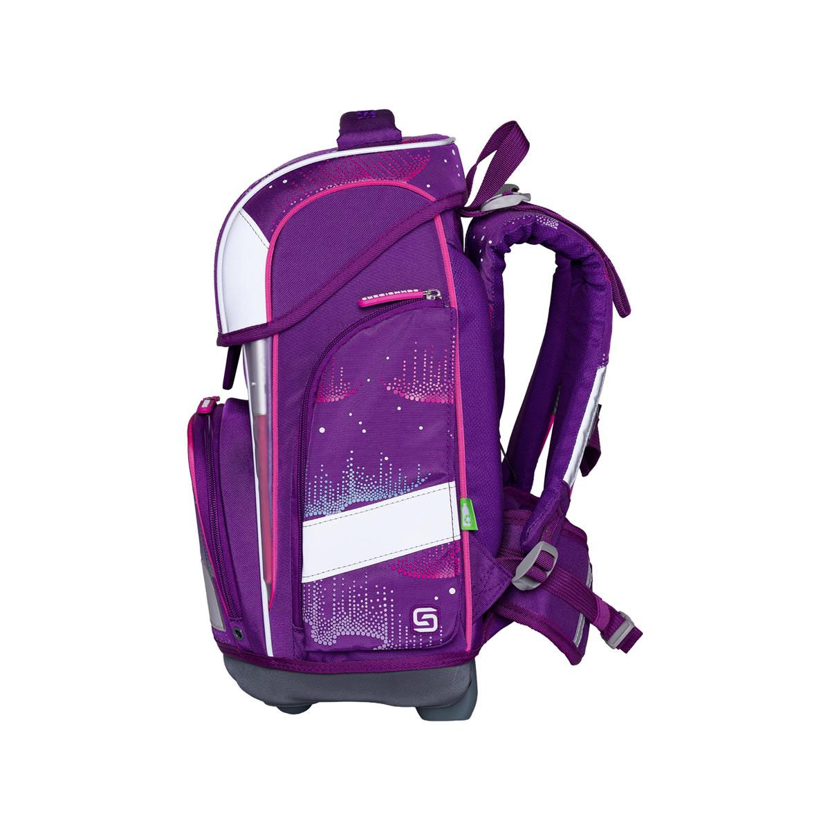 Schneiders Ergolite Schulranzen-Set 9-tlg. Wavy Dots