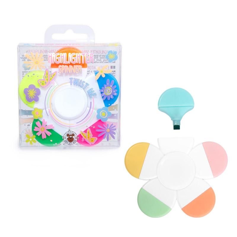 Trendhaus GFH HIGHLIGHTER SPINNER 5 IN 1, 2-FACH SORTIERT Trendhaus GFH HIGHLIGHTER SPINNER 5 IN 1, 2-FACH SORTIERT pastell