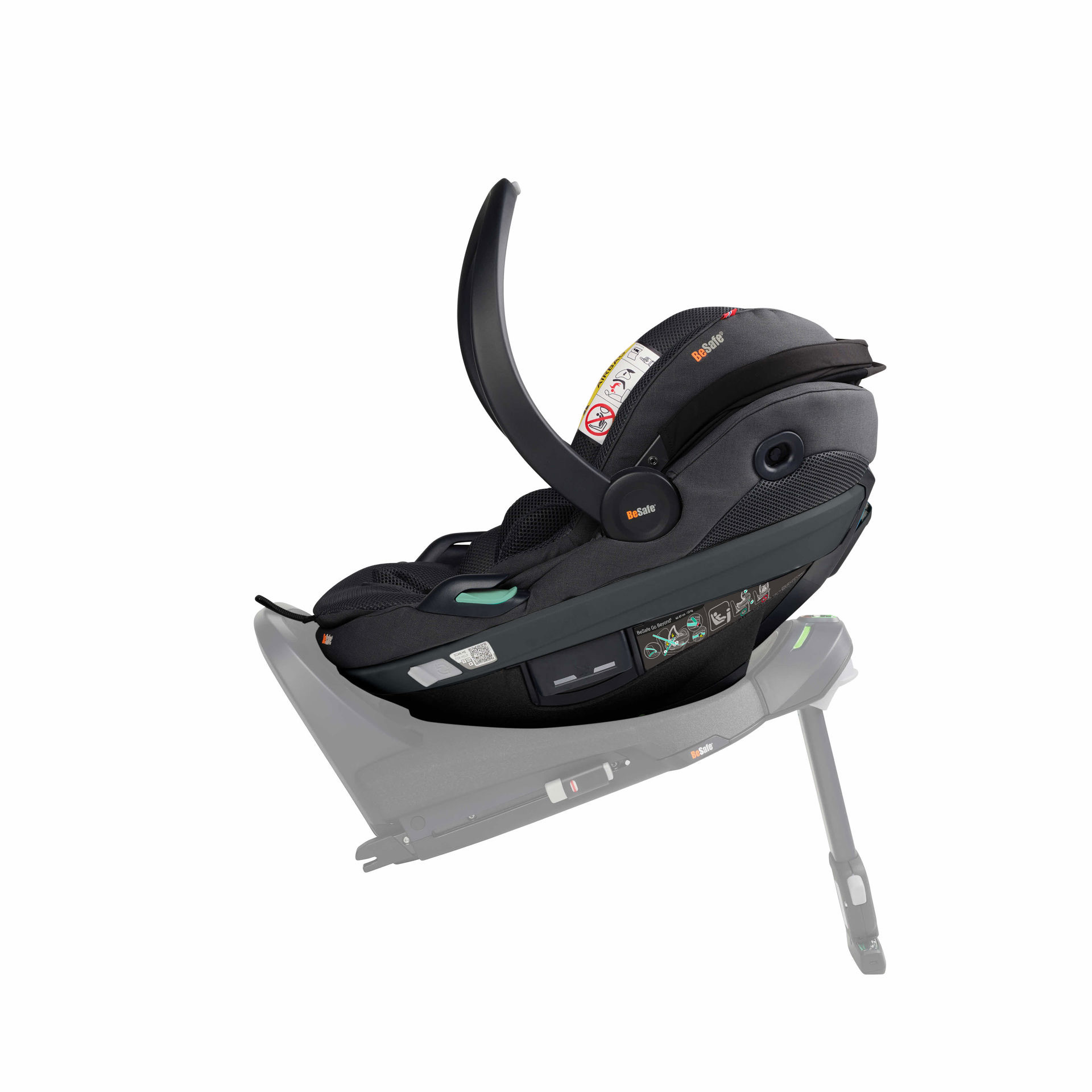 BeSafe Beyond Go Babyschale (40 - 87cm / 0 - 13 Kilo) Anthracite Mesh