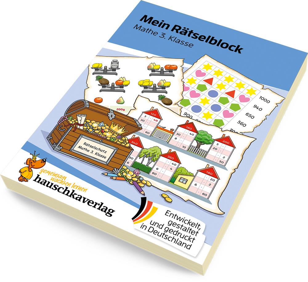 Hauschkaverlag Mein Rätselblock Mathe Klasse 3