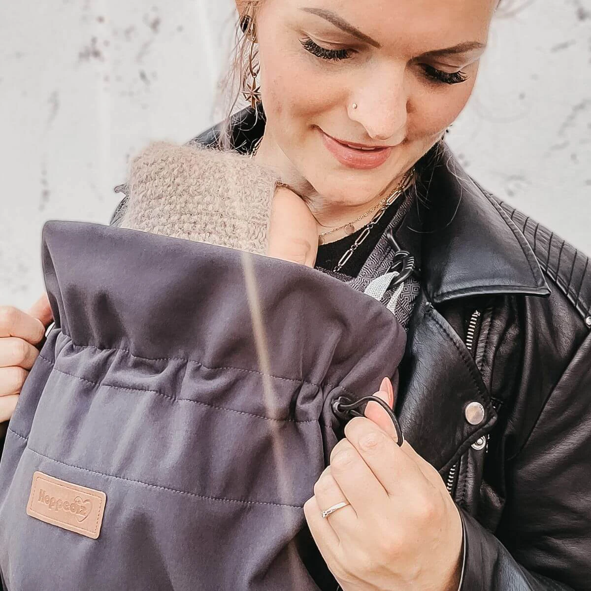 Hoppediz Softshell-Cover grau Hoppediz Softshell-Cover grau