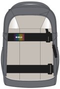 Lässig Schulrucksack BOLD Origin Anthracite/grey