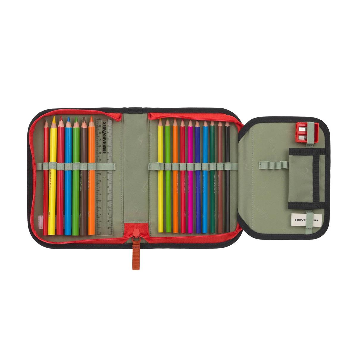 Lässig Schulranzen-Set Unique Light 2026 Fußball Dunkelblau