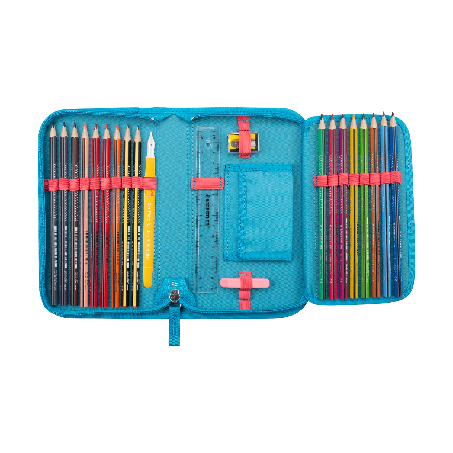 Der Die Das Schulranzen-Set Ergoflex Easy 2025 tlg. LED Rainbow Star Der Die Das Schulranzen-Set Ergoflex Easy 2025 tlg. LED Rainbow Star