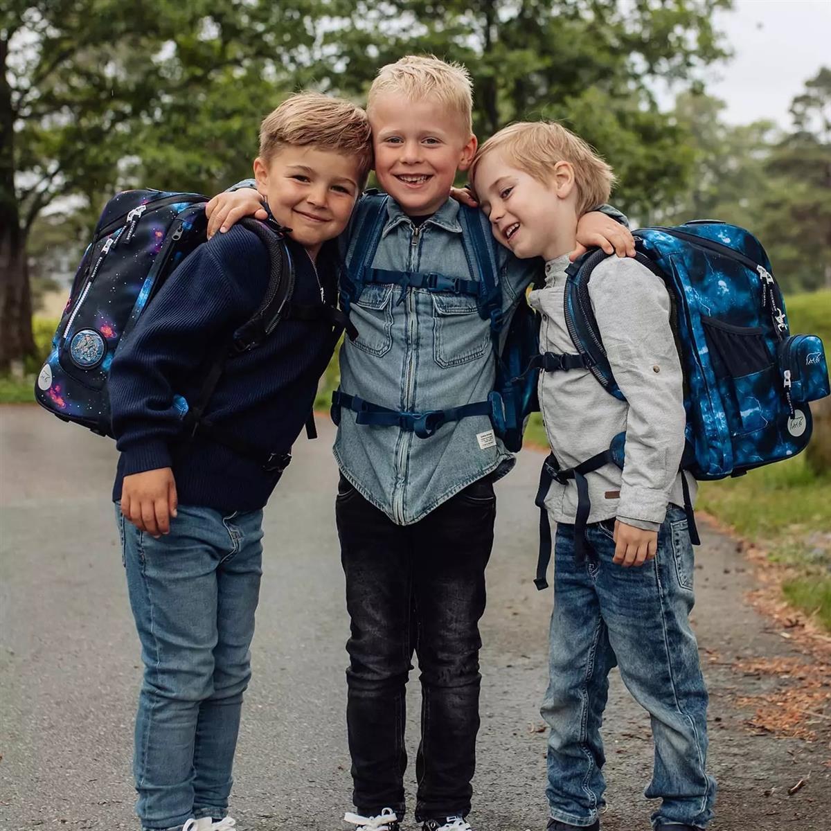 Beckmann Schulrucksack-Set Active Air FLX 6-teilig Ninja Elements Beckmann Schulrucksack-Set Active Air FLX 6-teilig Tech Rex