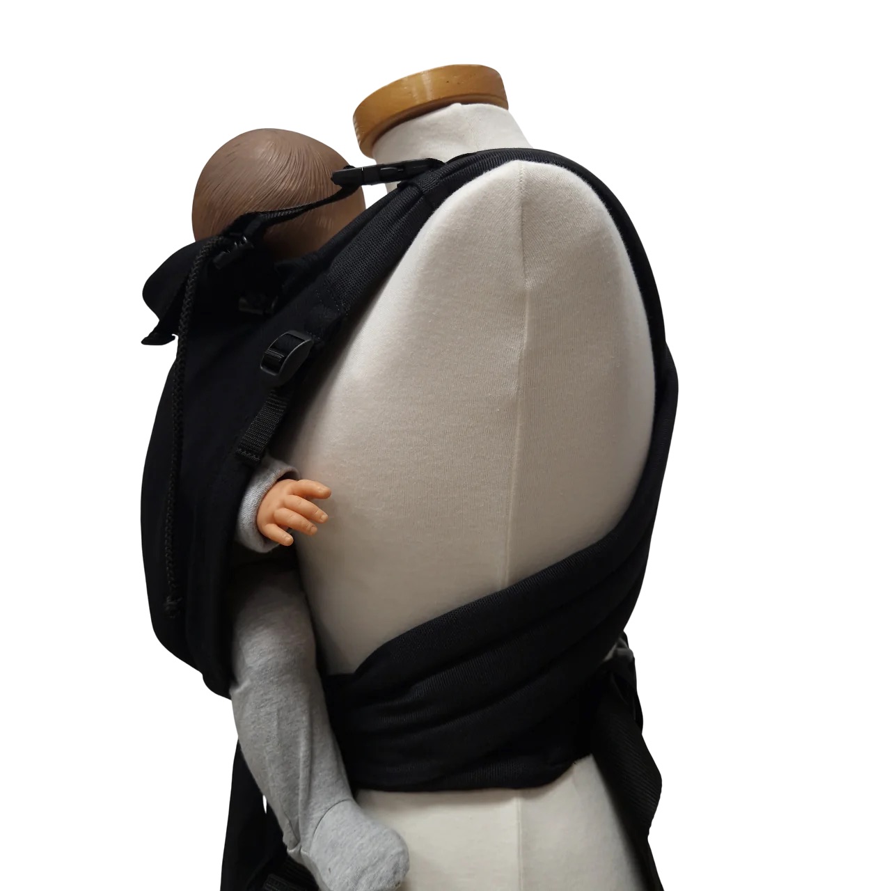 Storchenwiege BabyCarrier Leo Schwarz