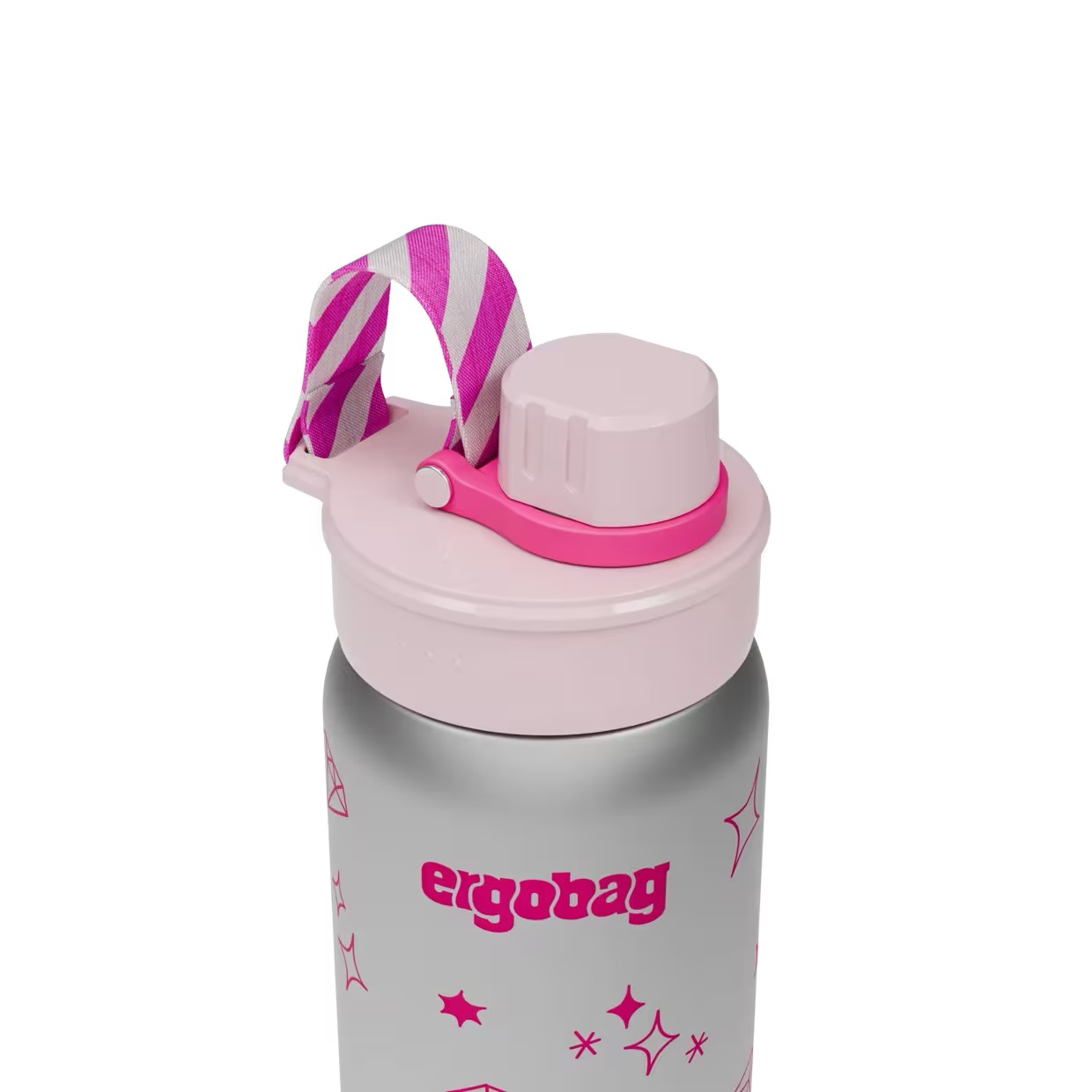 ergobag Trinkflasche Edelstahl Glitzer