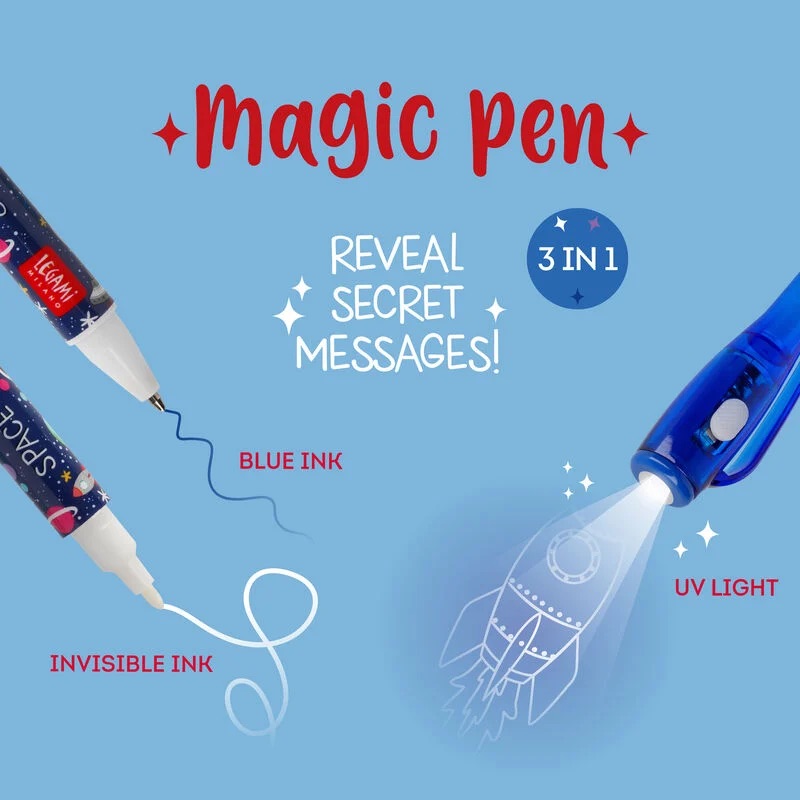 Legami Stift mit Unsichtbarer Tinte - Magic Pen Space