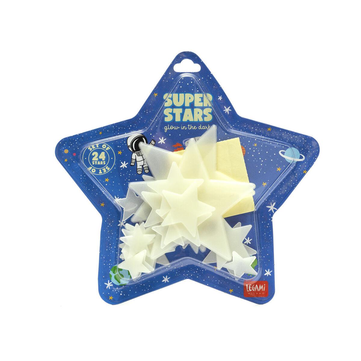 Legami Selbstklebende Leuchtsterne - Super Stars Space
