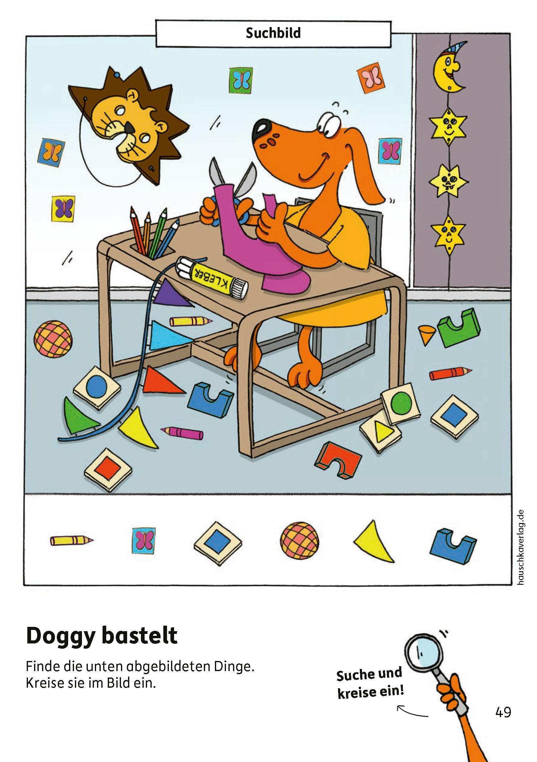 Hauschkaverlag Kindergartenblock ab 4 Jahre Rätselspaß, Konzentration und Logik