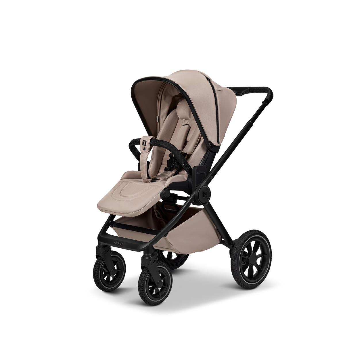 Moon GIO+ Kinderwagen-Set sand / matt Moon PIÙ Kinderwagen SET sand / chrome