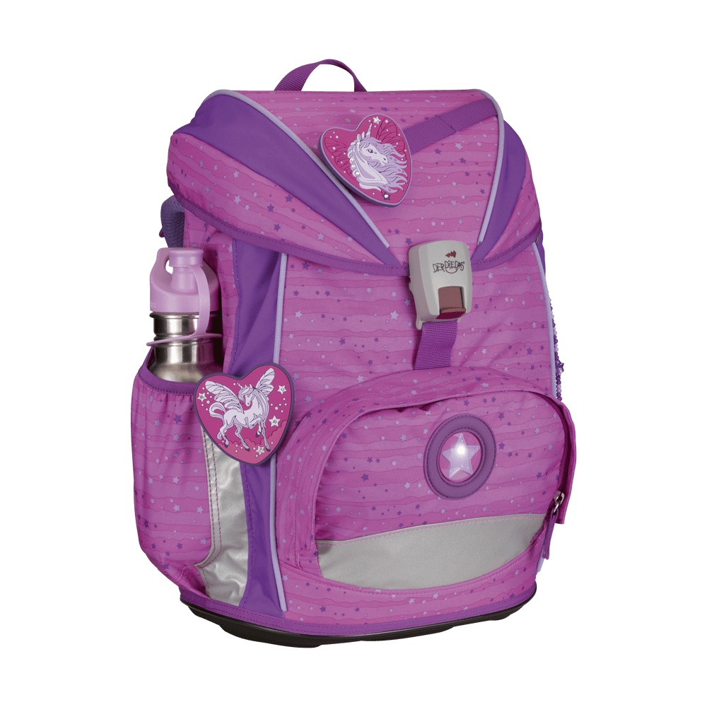 Der Die Das Schulranzen-Set Ergoflex Light 2025/2026 5 tlg. Purple Unicorn Der Die Das Schulranzen-Set Ergoflex Light 2025/2026 5 tlg. Purple Unicorn